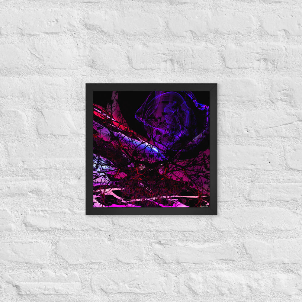 Abstract Hero Premium Framed photo paper poster