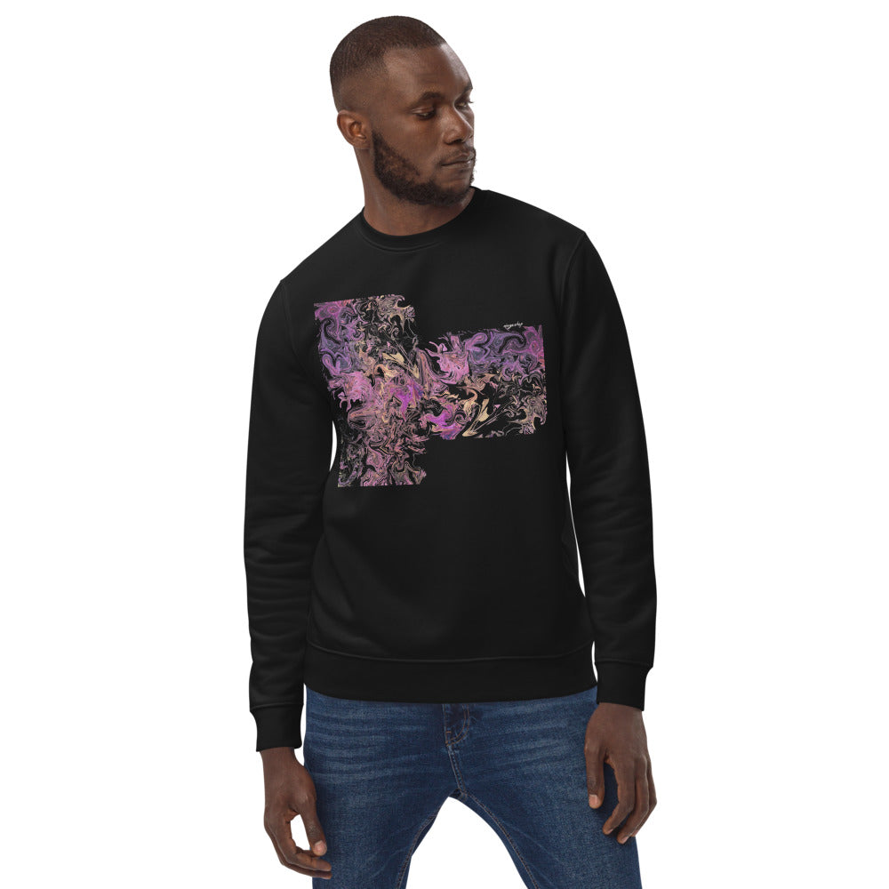 eco sweatshirt with pink details