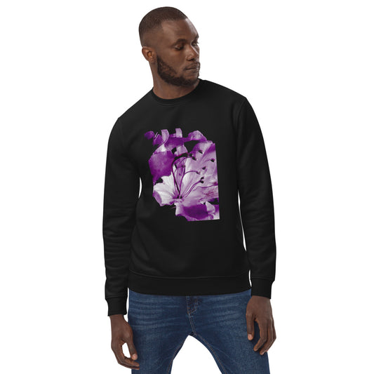 Purple Flower eco-friendly sweatshirt