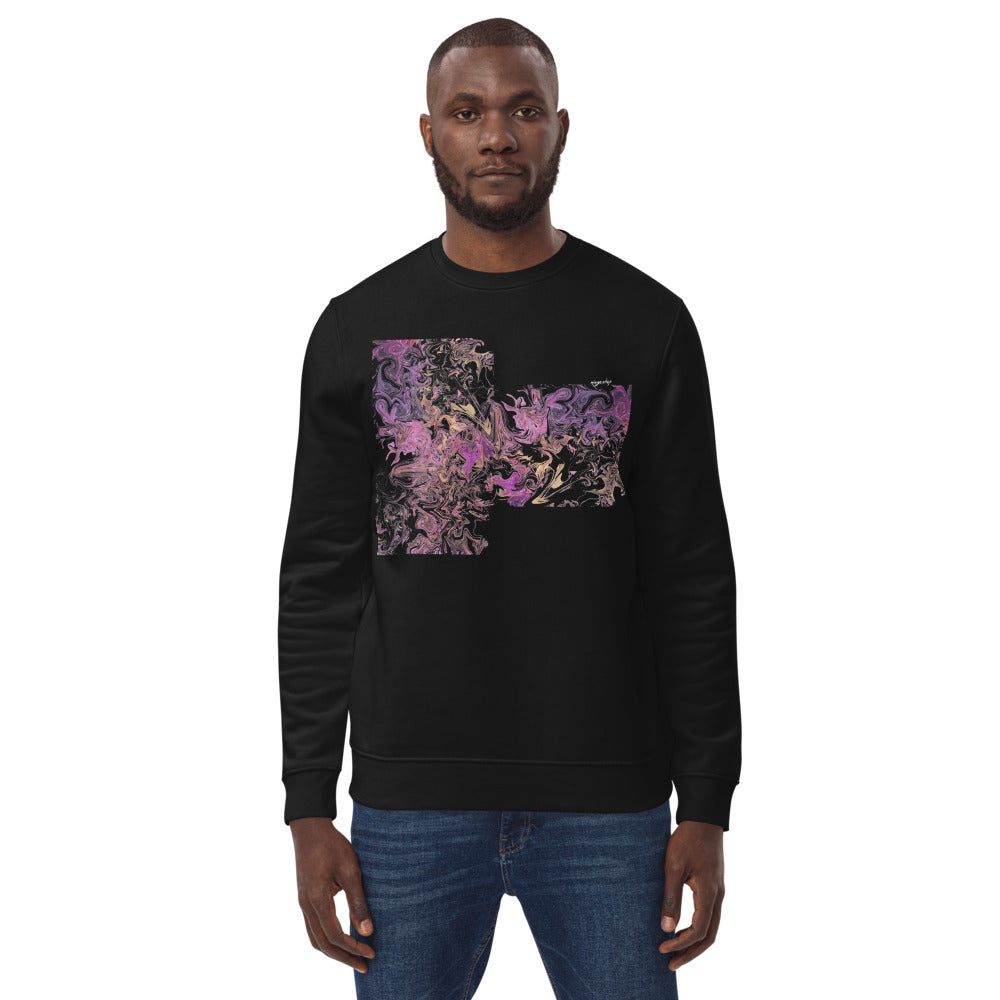 eco sweatshirt with pink details