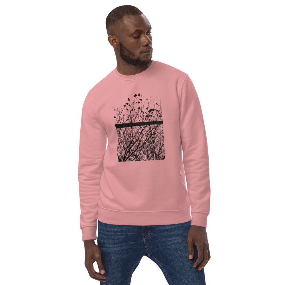 Outside the fence. Men eco sweatshirt