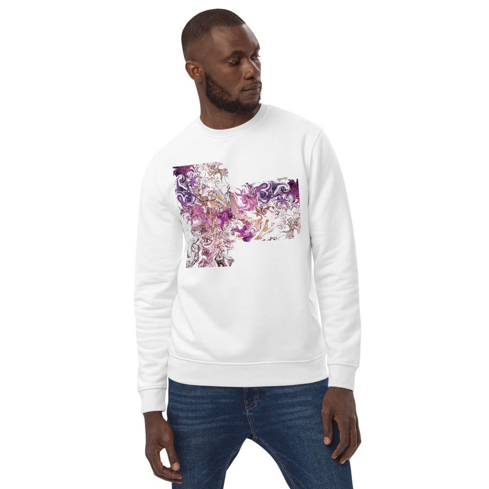 eco sweatshirt with pink details