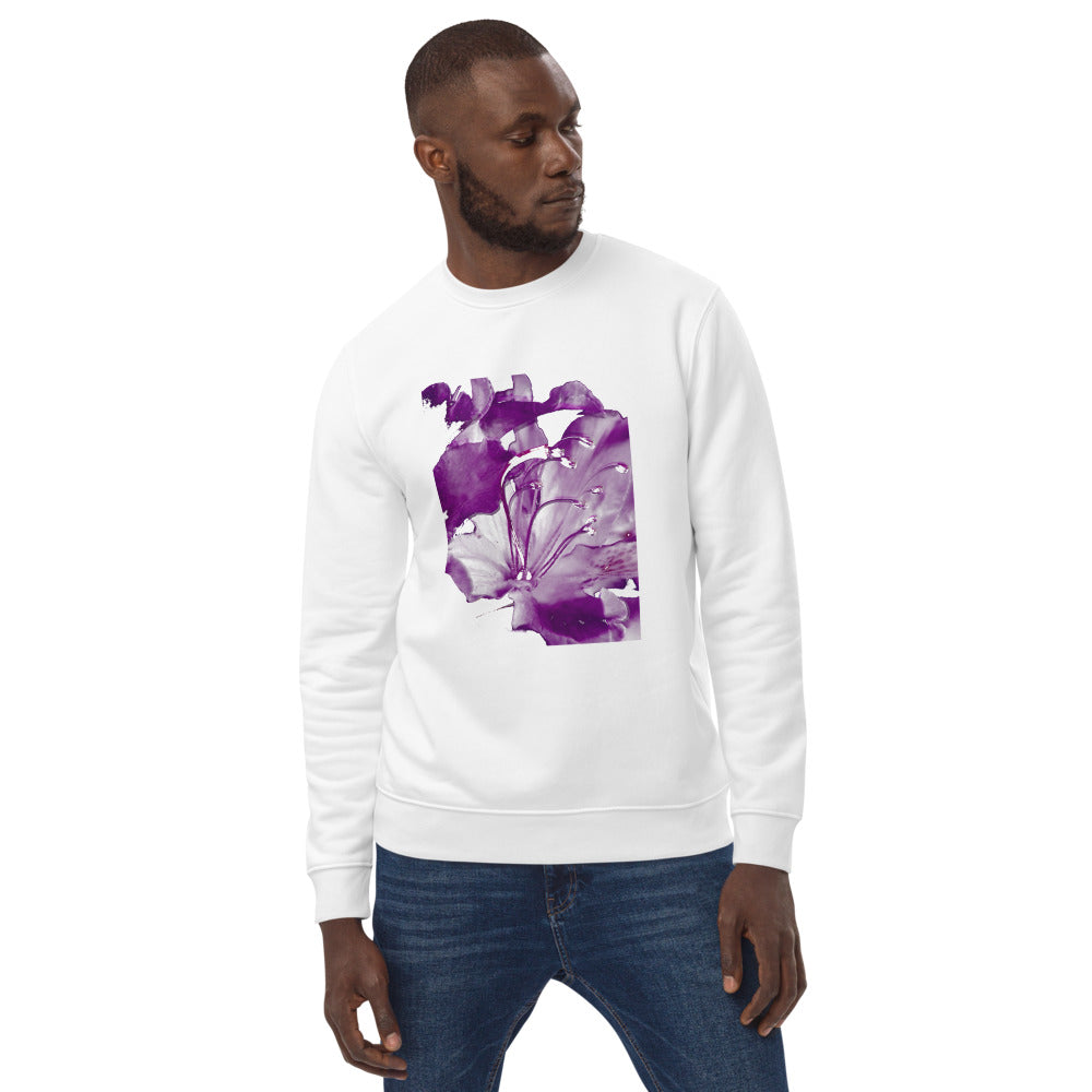 Purple Flower eco-friendly sweatshirt
