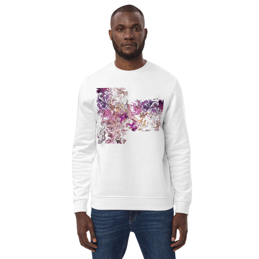 eco sweatshirt with pink details